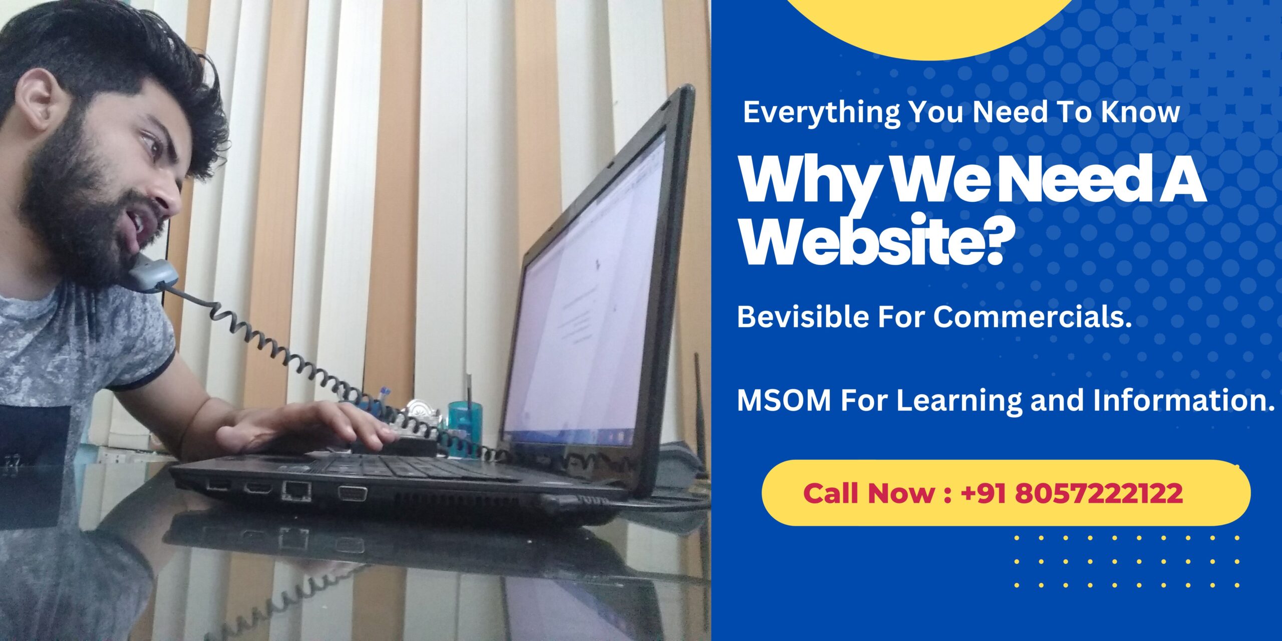 Why Do We Need A Website ? MSOM Moradabad