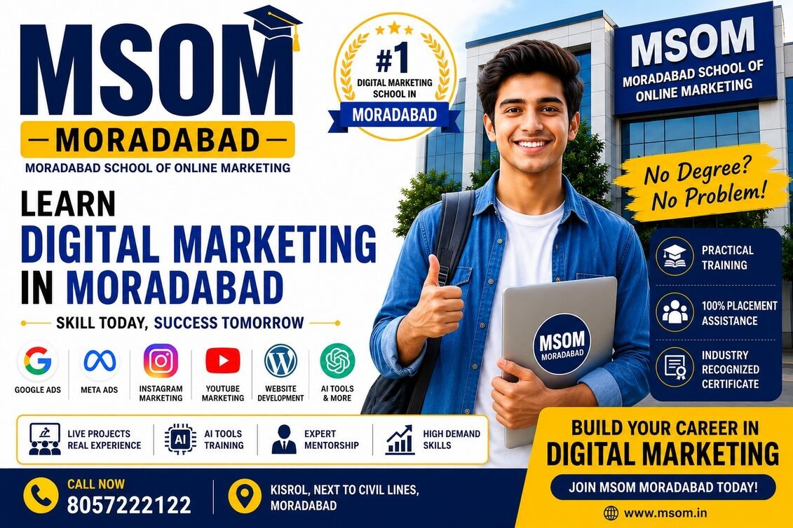 12th Passed Learn Digital Marketing In Moradabad