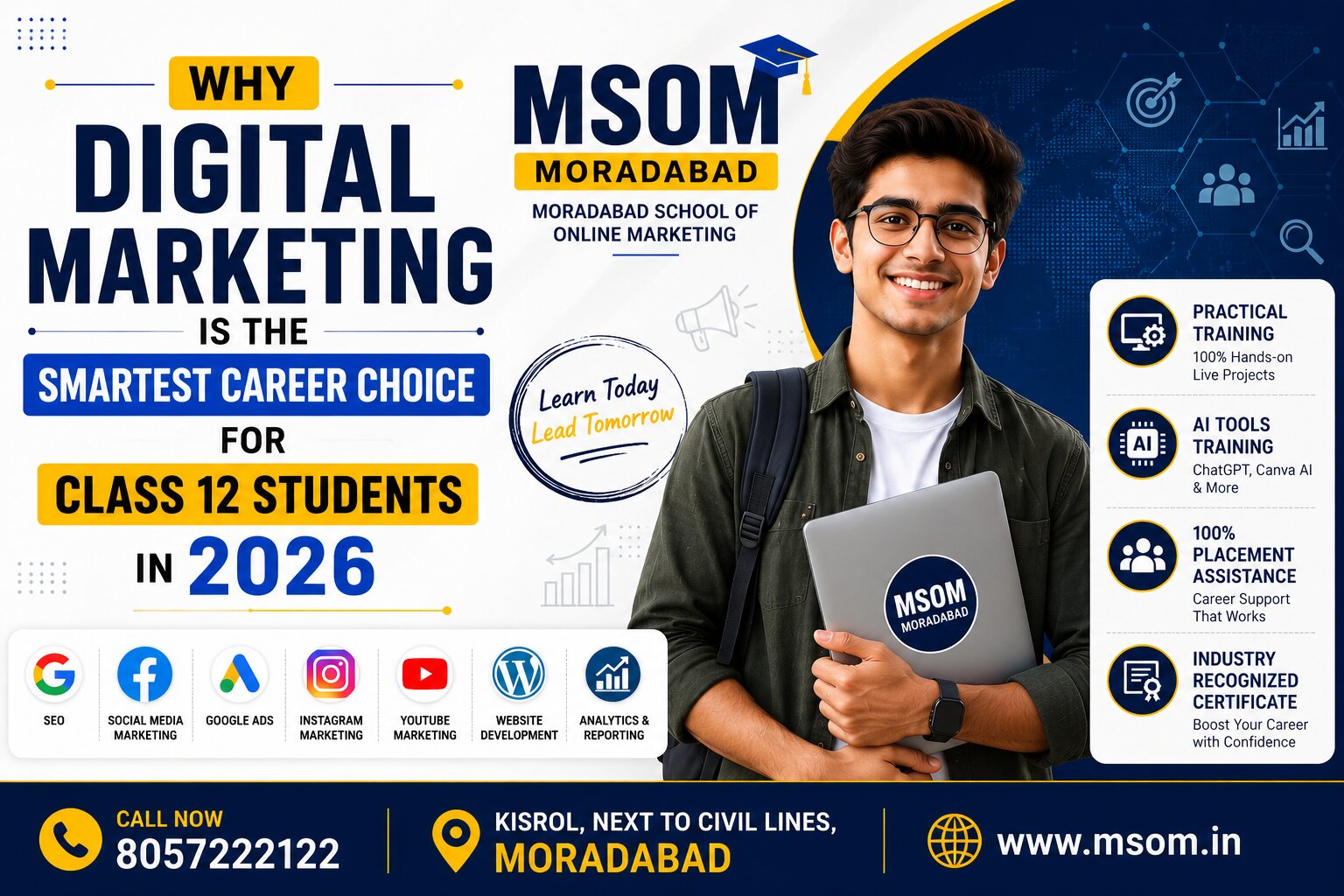 Digital Marketing is the Smartest Career Choice for Class 12 Students