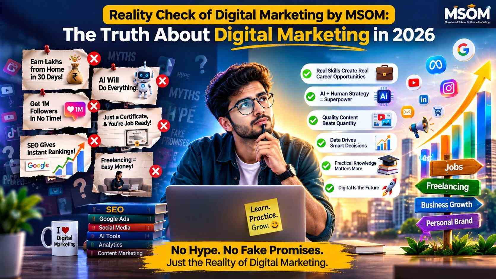 Reality Check by MSOM: The Truth About Digital Marketing in 2026