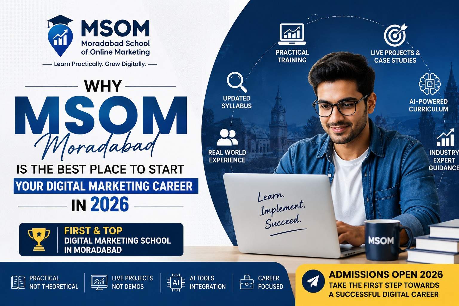 Why MSOM Moradabad Is the Best Place to Start Your Digital Marketing Career in 2026